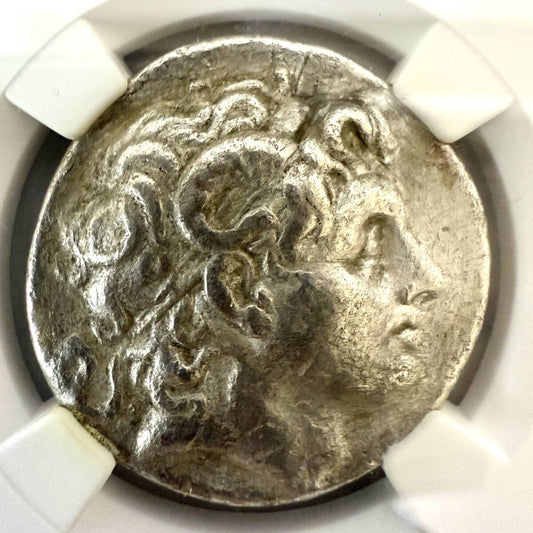 【アレクサンドロス神格化の証】リュシマコス王国 テトラドラクマ銀貨〈NGC Choice VF〉